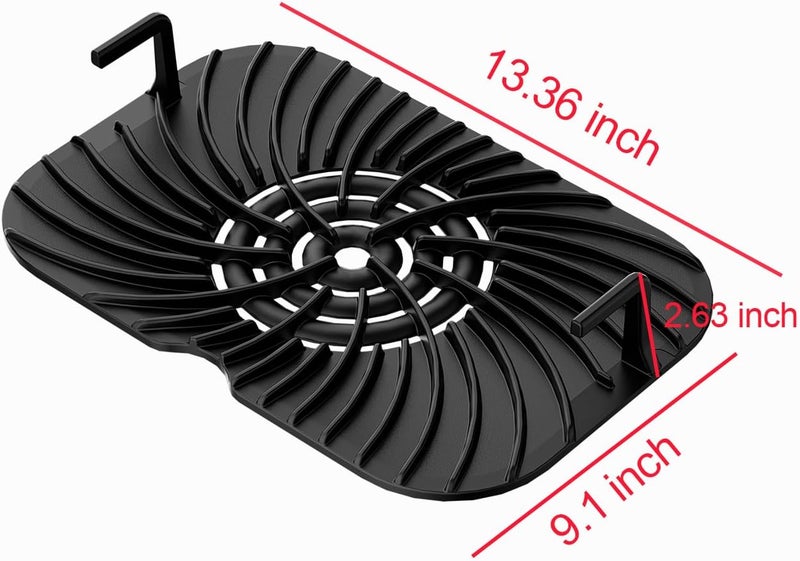 Croask Replacement Grill Grate for Ninja Foodi FG551,Accessories for Ninja Foodi Smart XL 6-in-1 Indoor Grill,Non-stick Griddle Pan Replacement Parts - Image 2